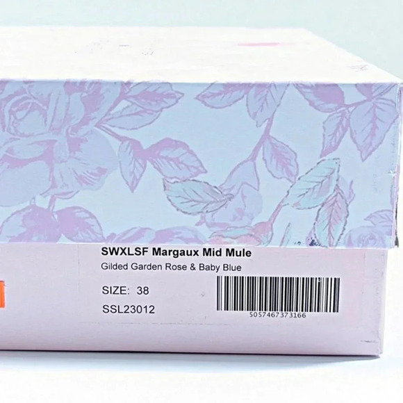 Sophia Webster x LoveShackFancy Womens Margaux Mid Mule Sandal Size 38 MSRP $900 - Picture 11 of 11